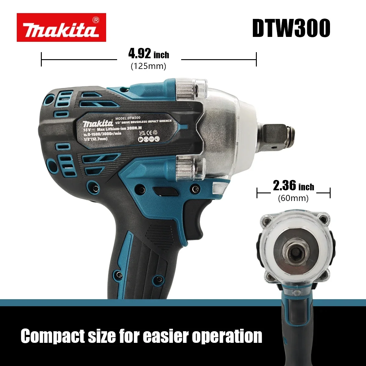 For Makita 18V Battery DTW300  - Makita Drill Dtw300 review and price